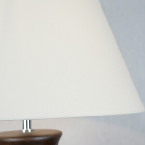 Elmsley Table Lamp - Brown and White