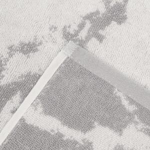 Marble Jacquard Bath Towel - Grey by OHS