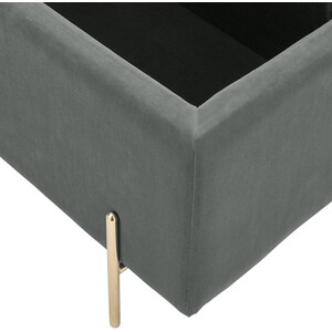 Mystica Ottoman Storage Bench - Grey