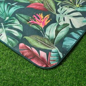 Tropical Folding Picnic Blanket - Green by OHS