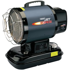 Draper Infra-Red Diesel Heater - Black by Draper