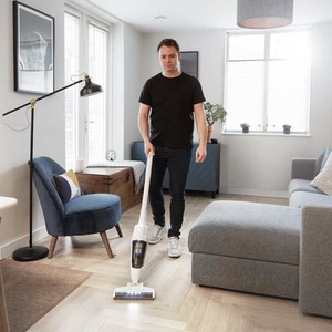 Vacmaster Joey Compact Cordless Upright Vacuum with detachable Handheld Cleaner - White by Vacmaster