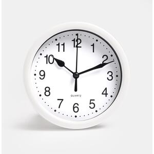Basic Round Analogue Wall Clock - White by OHS