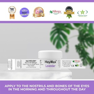 HayMax Organic Allergen Barrier Balm Lavender Expired 5ml - Clear by HayMax