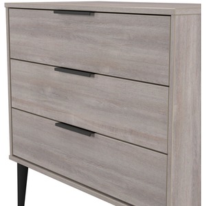 Tulsa Ready Assembled 3 piece Furniture Pack - Grey Oak