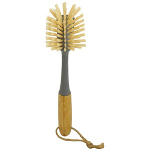 Bamboo Classic Washing Up Dish Brush - Yellow by JVL