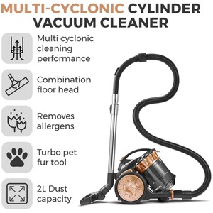 RXP10PET Multi Cyclonic Cylinder Vacuum Cleaner - Navy by Tower
