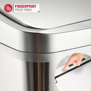 Rectangle Sensor Bin - Stainless Steel - Stainless Steel / 50l by NETTA