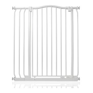 Extra Tall Curved Top Safety Gate - Matt White / 80cm - 89cm by Safetots