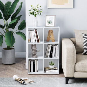 Cuba 6-Hole Unit - White