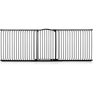 Extra Tall Curved Top Safety Gate - Matt Black / 271cm - 280cm by Safetots