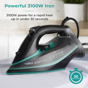 Ceraglide 3100W Iron Ultra Speed Black and Teal - Teal by Tower