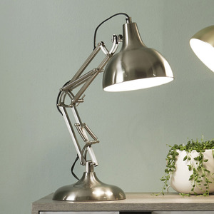 LED Desk Lamp Reading Lamp - Silver by Pacific Lifestyle