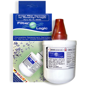 FilterLogic Fridge Water Filter compatible with Samsung DA29-00003F - White by FilterLogic