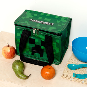 Minecraft Creeper RPET Reusable Lunch Bag Cool Bag - Green by Minecraft