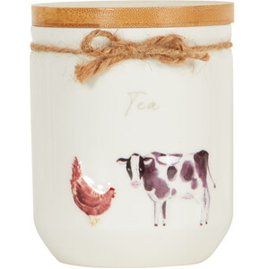 Daisy Farm Canister - Multicolour / Tea