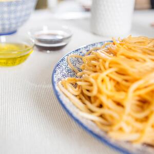 Hand-Printed Dinner Plates - 25.5cm - 3 Colours - Pack of 6 - Multi by Nicola Spring