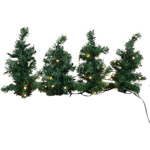 3 Packs of 6 LED Christmas Tree Path Lights - Pine Green by Samuel Alexander