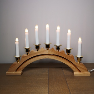 Christmas Candlebridge with 7 Bulbs - Neutral candlebridge by Samuel Alexander