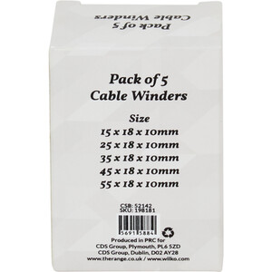 Pack of 5 Cable Winders