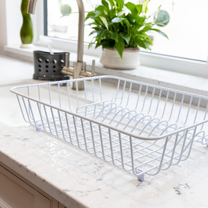 KitchenCraft Dish Drainer 45cm - White by KitchenCraft