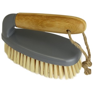 JVL Bamboo All Purpose Scrubbing Brush - Yellow by JVL