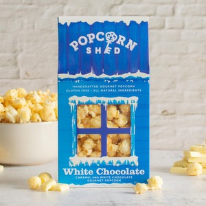 White Chocolate Gourmet Popcorn Shed - Blue by Popcorn Shed