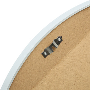 Pandora Round Mirror - 80 x 80cm - Silver by Home Garden Direct