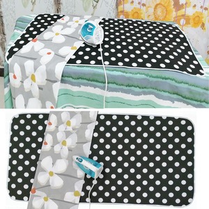 X Large Ironing Board Cover For Table Top Travel Mat Pad Holiday Caravan - Black White by Gr8 Home