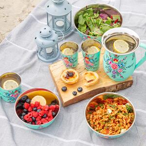 Pansy Picnic Bowl - 21.5cm - Mint Pansy / 18.5cm by Billy Can