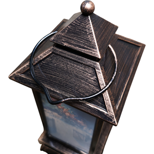 Dual Power LED Christmas Glitter Water Spinner with Animals Watching Santa Scene - Black by Samuel Alexander