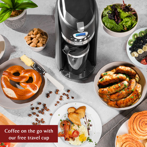 Innoteck Digital 2 in 1 Bean To Mug Coffee Maker - Black by Innoteck