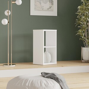 Mauro 1-Shelf Unit - Gloss White by Furniture To Go
