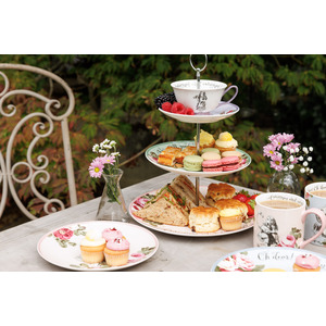 Mikasa Bone China 3-Tier Cake Stand - Mixed by Mikasa