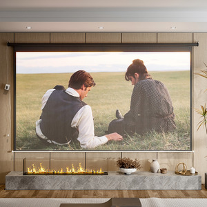 Electric Motorized Projector Screen by Livingandhome