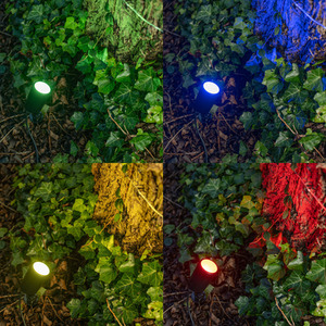 3 Pack Smart RGB IP65 Spotlights - Black by ValueLights