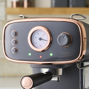 15-Bar Retro Espresso Coffee Machine by Cooks Professional