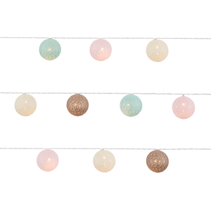 Glow LED String Lights - Pom Pom by Litecraft