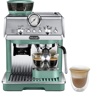 DeLonghi La Specialista Arte Bean to Cup Manual Coffee Machine - Green by DeLonghi