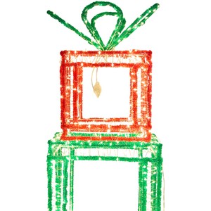 Acrylic Festive Present Stack