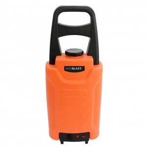 24ft Water Fed Cleaning Pole and 30L Water Trolley by MaxBlast - Orange by MaxBlast