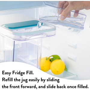 Perfect Pour Water Filter Dispenser 8.2L - Blue / 6 Evolve Filter Cartridges by Aqua Optima