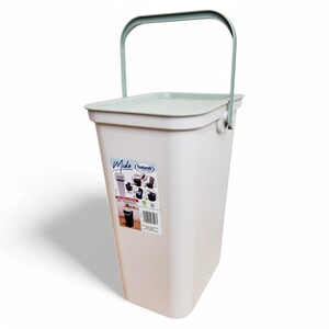 Moda Recycling Bin with Handle - Warm Grey and Sage