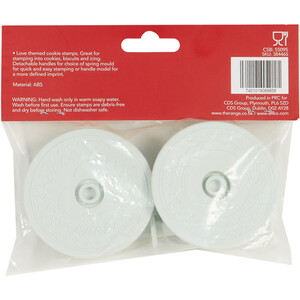 Set of 2 Valentines Cookie Stamp - Grey