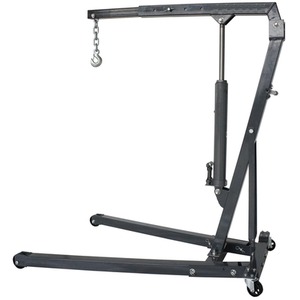 SwitZer 1 Tonne Folding Engine Crane Stand Hoist Lift - Grey by SwitZer