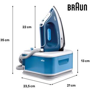 Braun 6.5 Bar Carestyle Compact Pro Steam Iron - Blue by Braun