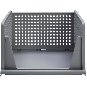 Storage Box Stackable Clothes Drawer Unit - Grey / 25cm by Kidkid