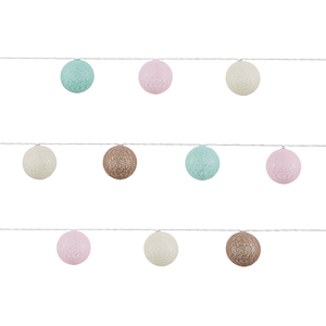 Glow LED String Lights - Pom Pom by Litecraft