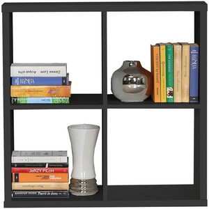 Mauro 2x2 Shelving Unit - Black