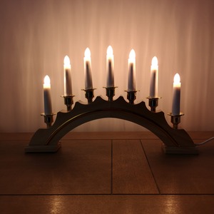 Christmas Candlebridge with 7 Bulbs - Neutral candlebridge by Samuel Alexander
